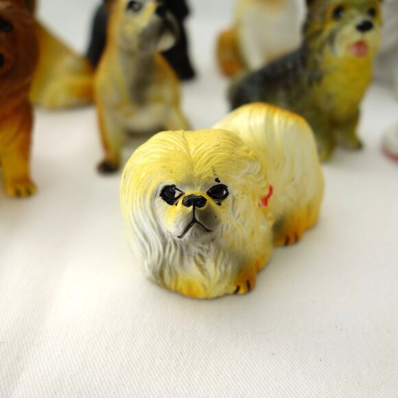 Vintage 1988 New Ray Soft Rubber Assorted Mixed Lot of 10 Dogs - Picture 5 of 8